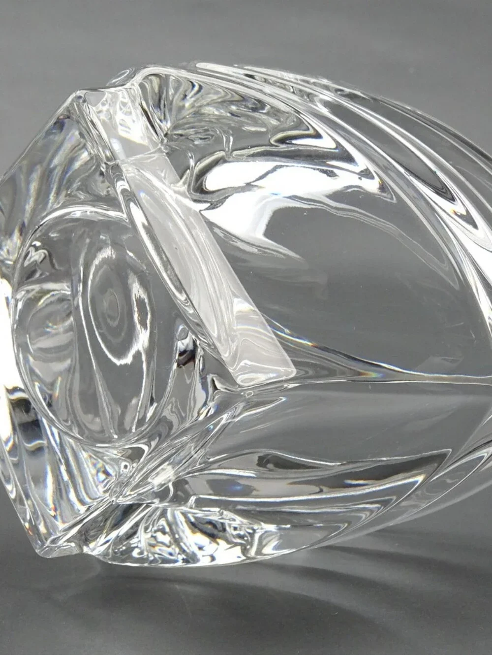 Vintage Mikasa Crystal Art Deco Votive Candle Holder/Trinket Dish - Germany
